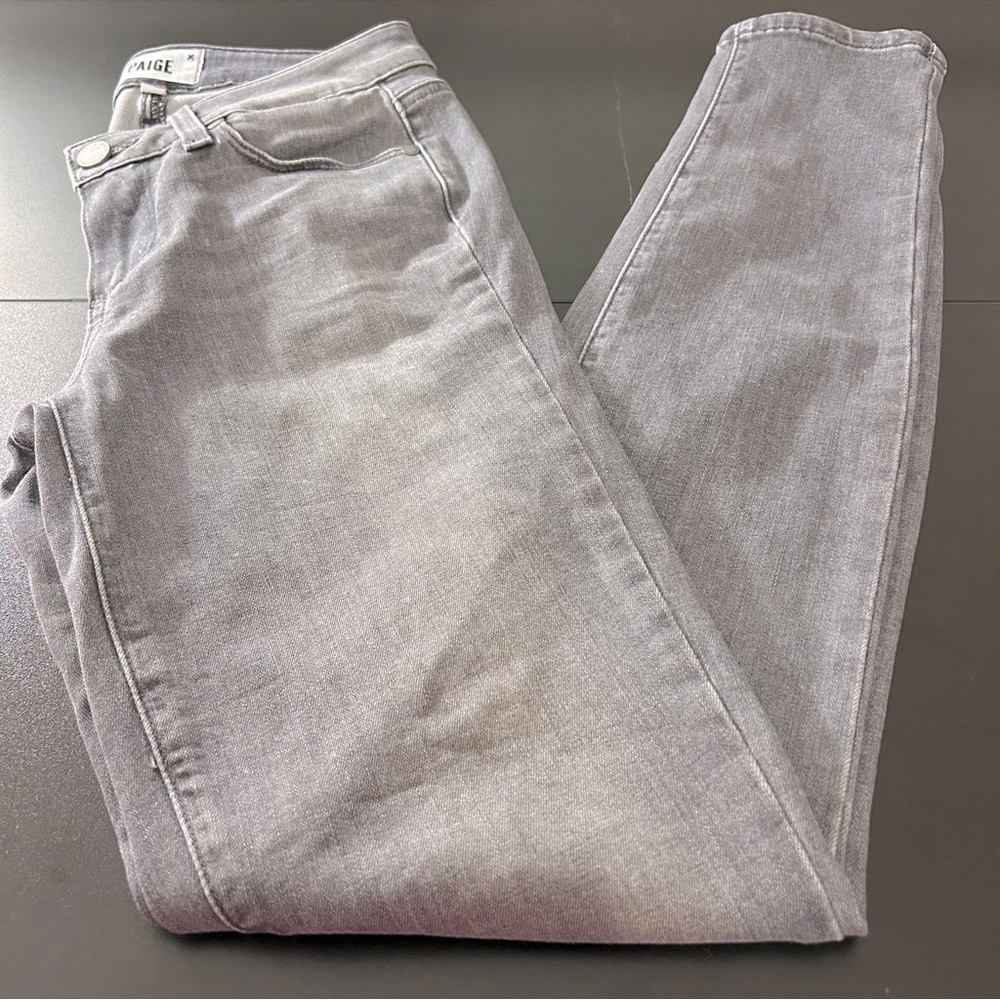 Paige Verdugo Jeans Denim Ultra Skinny Women's Gray Size 25